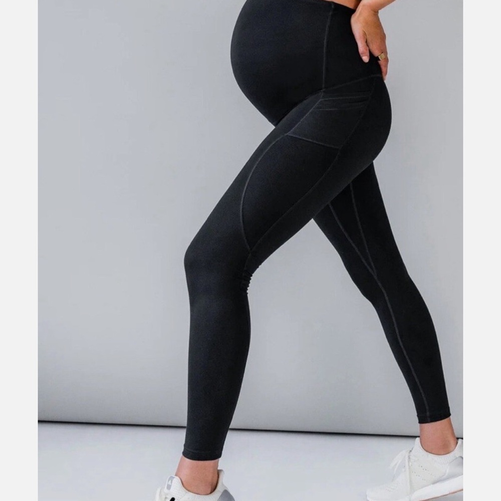 Blanqi Lift-Up Everyday Maternity Belly Support Leggings - Picture 3 of 3